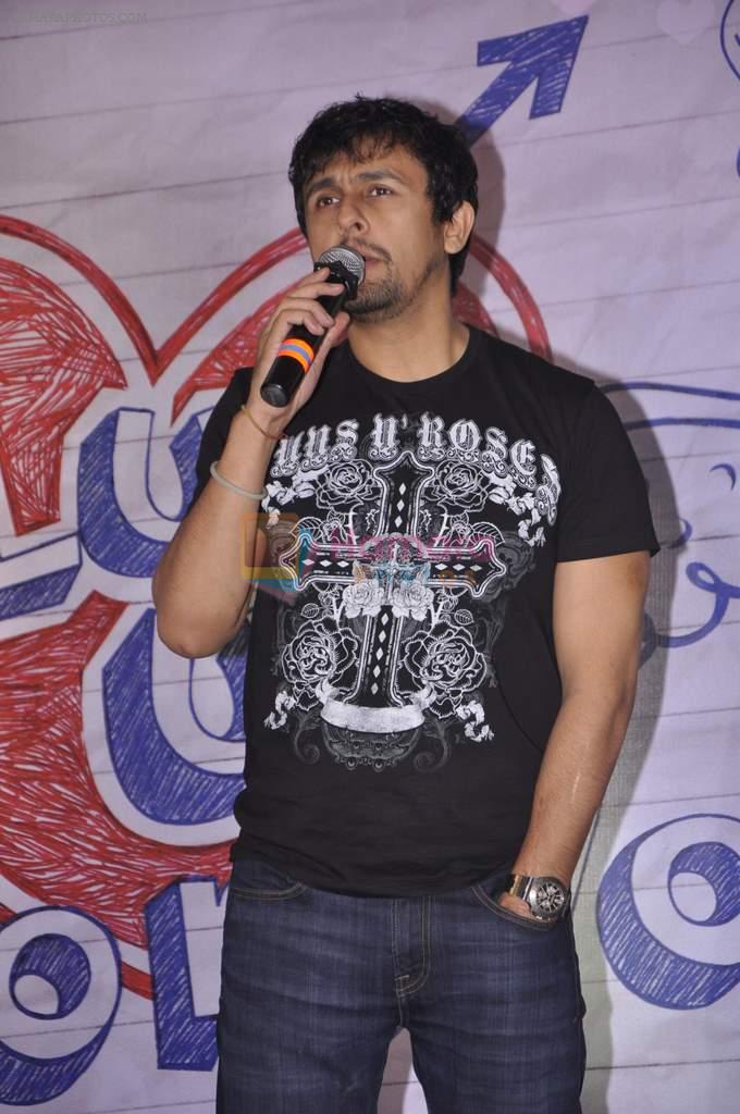 Sonu Nigam at Love U Soniye song launch in Club Millenium, Mumbai on 2nd July 2013