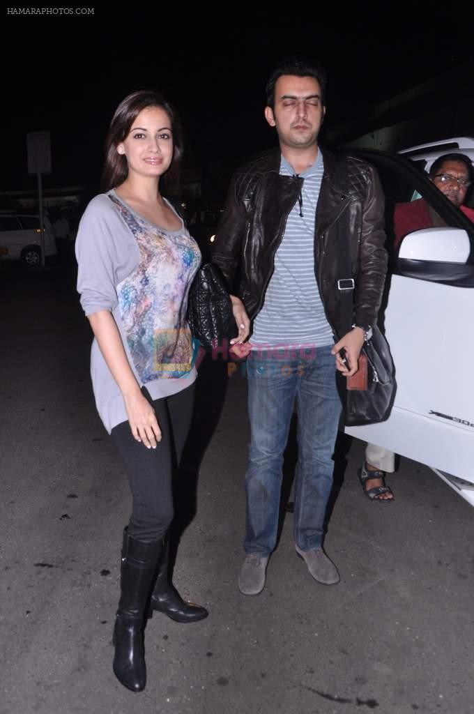 Dia Mirza leave for IIFA Awards 2013 in Mumbai on 3rd July 2013