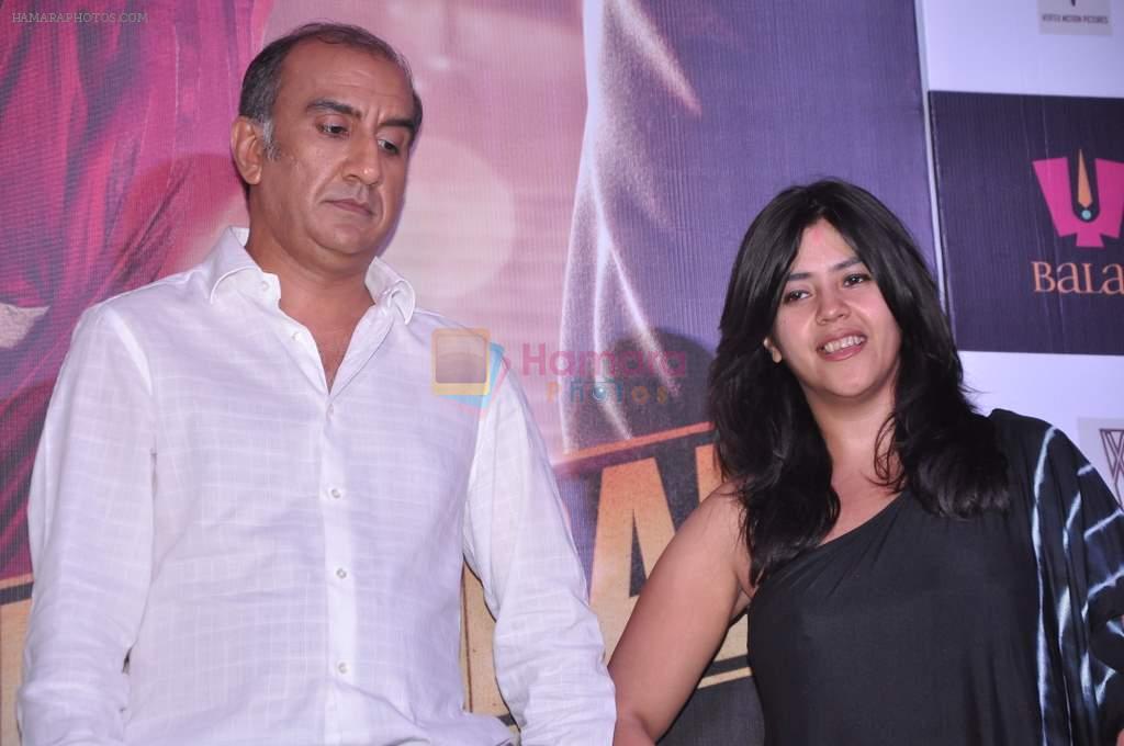 Ekta Kapoor, Milan Luthria at the Trailer Launch of Once Upon A time in Mumbaai Dobara in Mumbai on 3rd July 2013