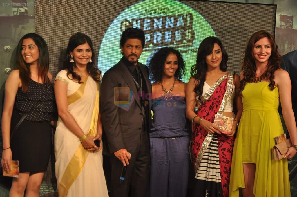 Shahrukh Khan at the Music Launch of Chennai Express in Mumbai on 3rd July 2013