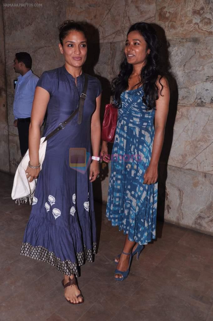 Sandhya Mridul, Tannishta Chatterjee at Special screening of Bhaag Milkha Bhaag in Light box, Mumbai on 9th July 2013