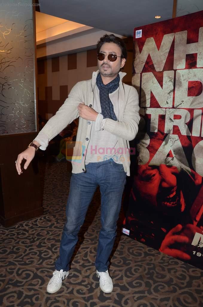Irrfan Khan at D-day interview in Mumbai on 10th July 2013