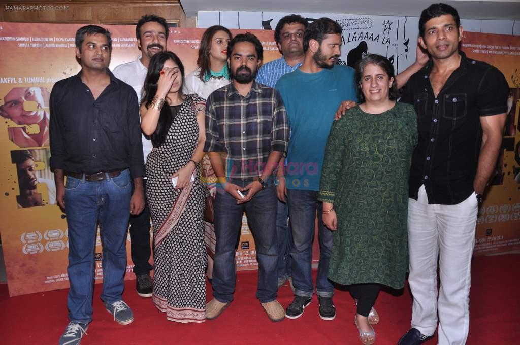 Neeraj Ghaywan, Shweta Tripathi, Huma Qureshi, Vineet Kumar Singh at the Special screening of Shorts in Fun, Mumbai on 10th July 2013