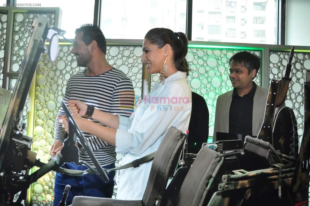 Nargis Fakhri, John Abraham at Madras Cafe first look in Cinemax, Mumbai on 11th July 2013