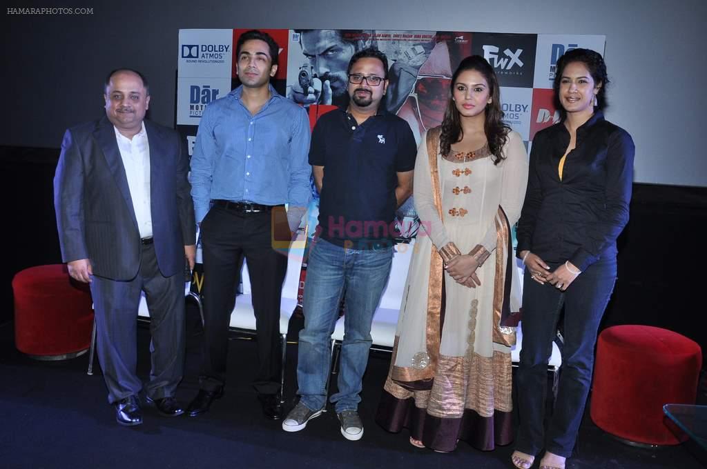 Pankaj Kedia, Gaurav Gupta, Nikhil Advani, Huma Qureshi, Sree Swara Dubey at D-Day Dolby Atmos launch in PVR, Mumbai on 11th July 2013