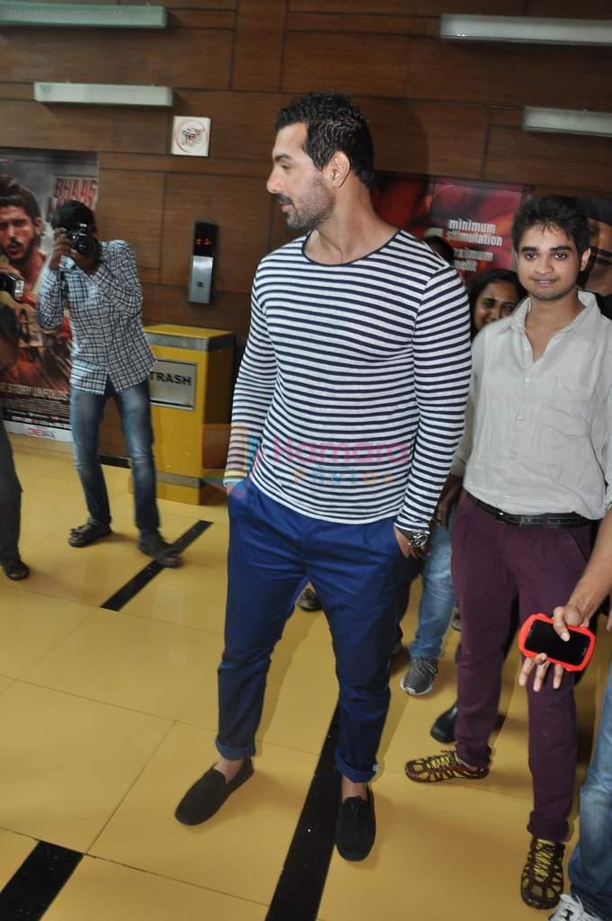 John Abraham at Madras Cafe first look in Cinemax, Mumbai on 11th July 2013