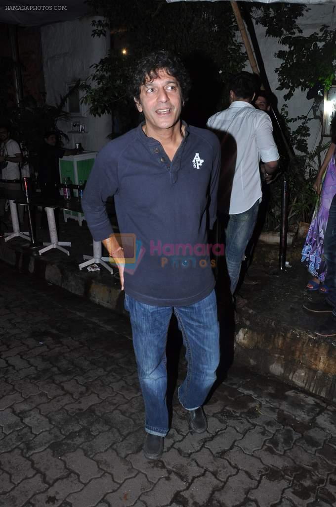 Chunky Pandey snapped at Olive, Mumbai on 13th July 2013