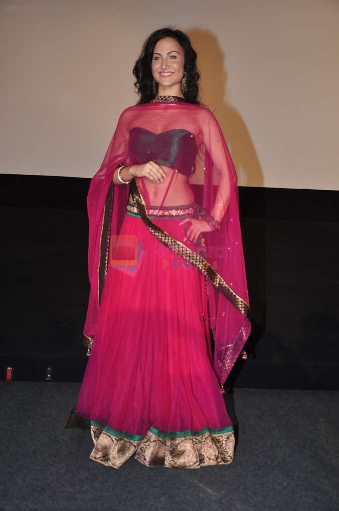 Elli Avram at Mickey Virus film music launch in Cinemax, Mumbai on 18th July 2013