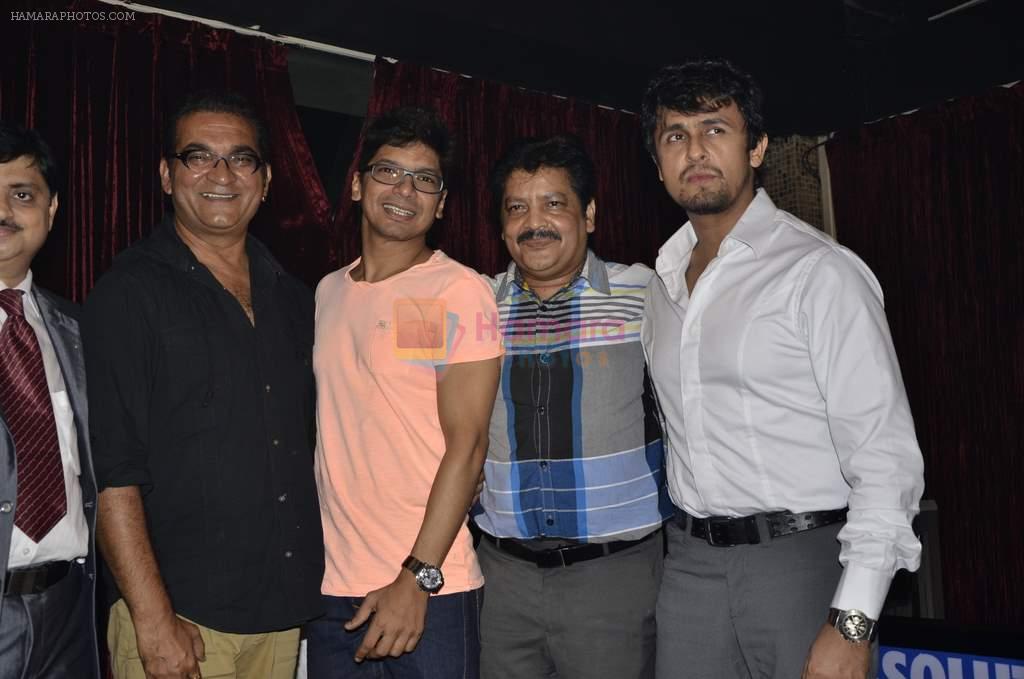 Abhijeet, Shaan, Udit Narayan, Sonu Nigam at the formation of Indian Singer's Rights Association (isra) for Royalties in Novotel, Mumbai on 18th July 2013