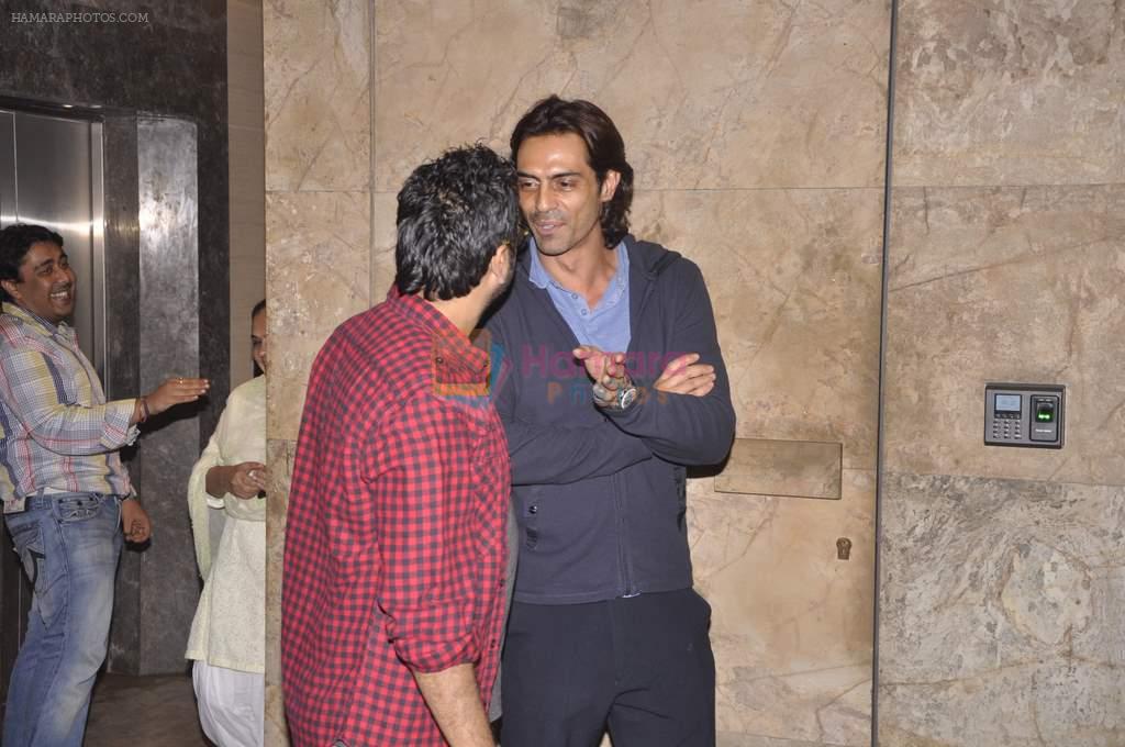Arjun Rampal at D-day special screening in Light Box, Mumbai on 18th July 2013