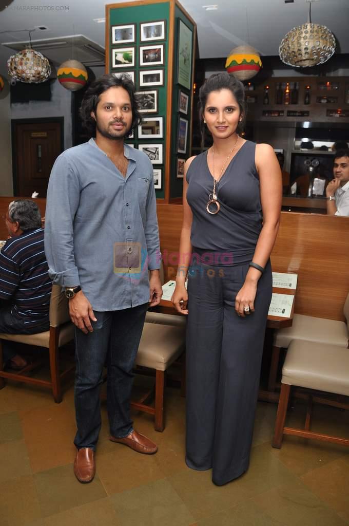 Sania Mirza at Woodside Beer Burger fest in Andheri, Mumbai on 16th July 2013