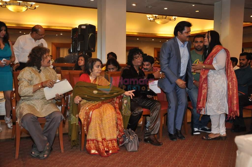 Sitara Devi, Udit Narayan at Teesra Shabd film launch in Raheja Classic, Mumbai on 19th July 2013