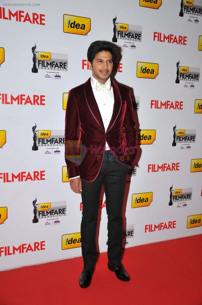 Dulquer Salmaan on the Red Carpet of _60the Idea Filmfare Awards 2012