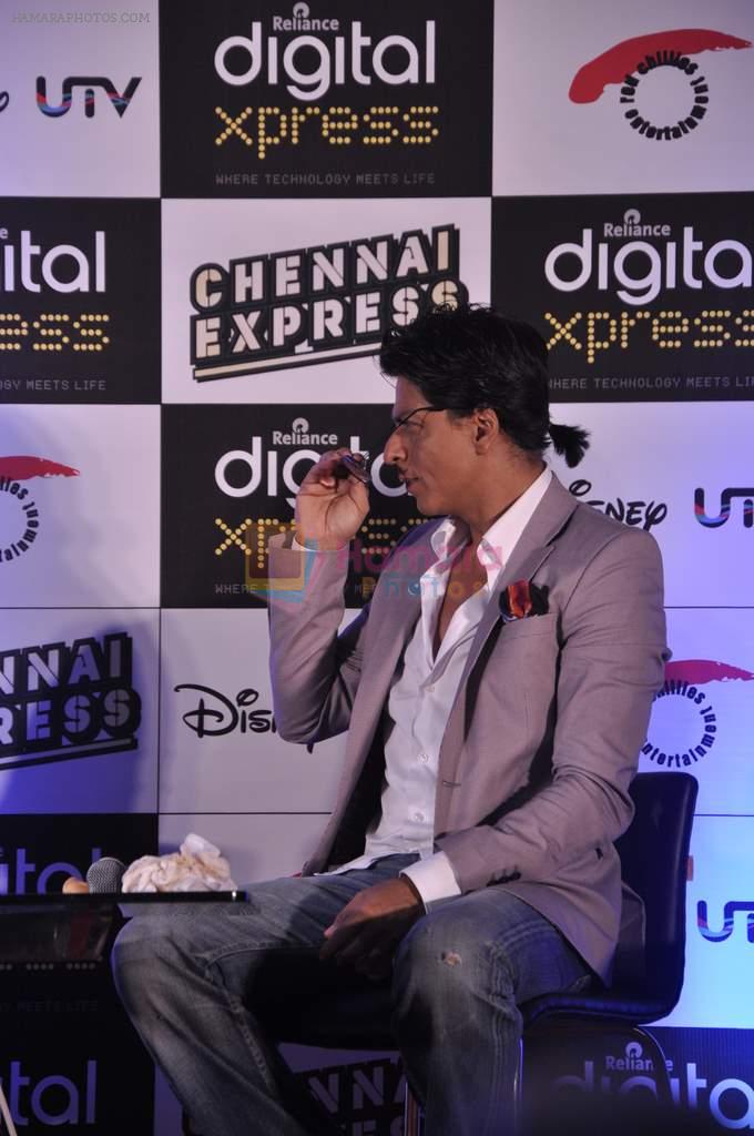 Shahrukh Khan at Chennai Express Disney game launch in Prabhadevi, Mumbai on 24th July 2013