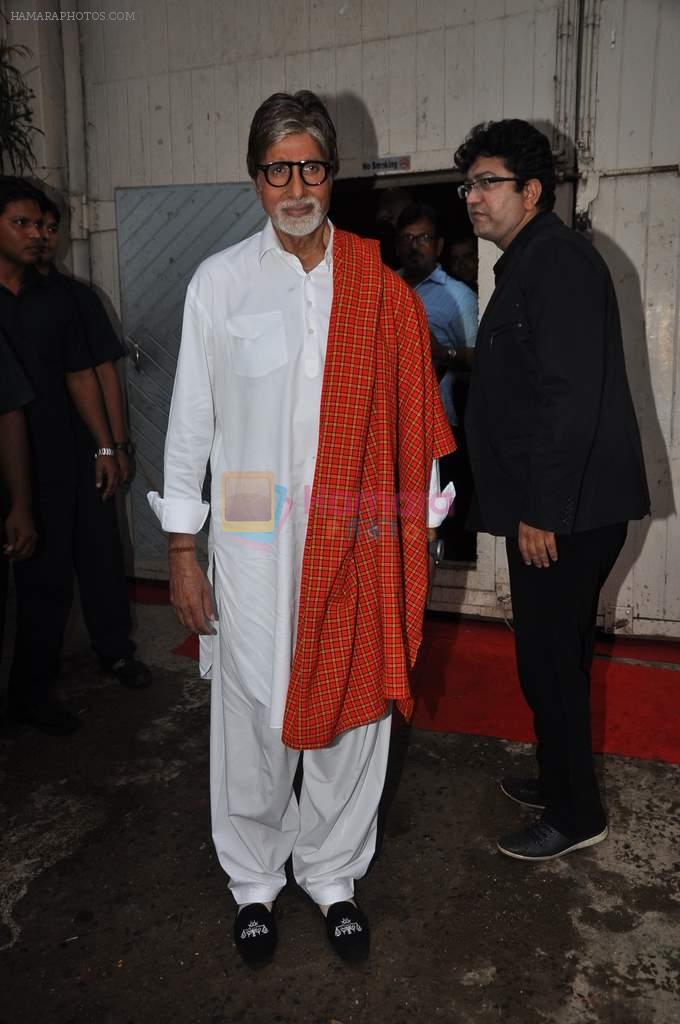 Amitabh Bachchan at Launch of Raghupati Raghav song from Satyagraha in Mumbai on 25th July 2013