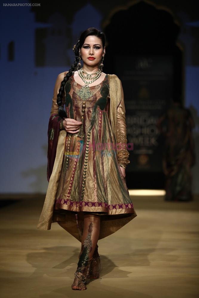 Model walks for designer Ashima Leena in Delhi on 26th July 2013
