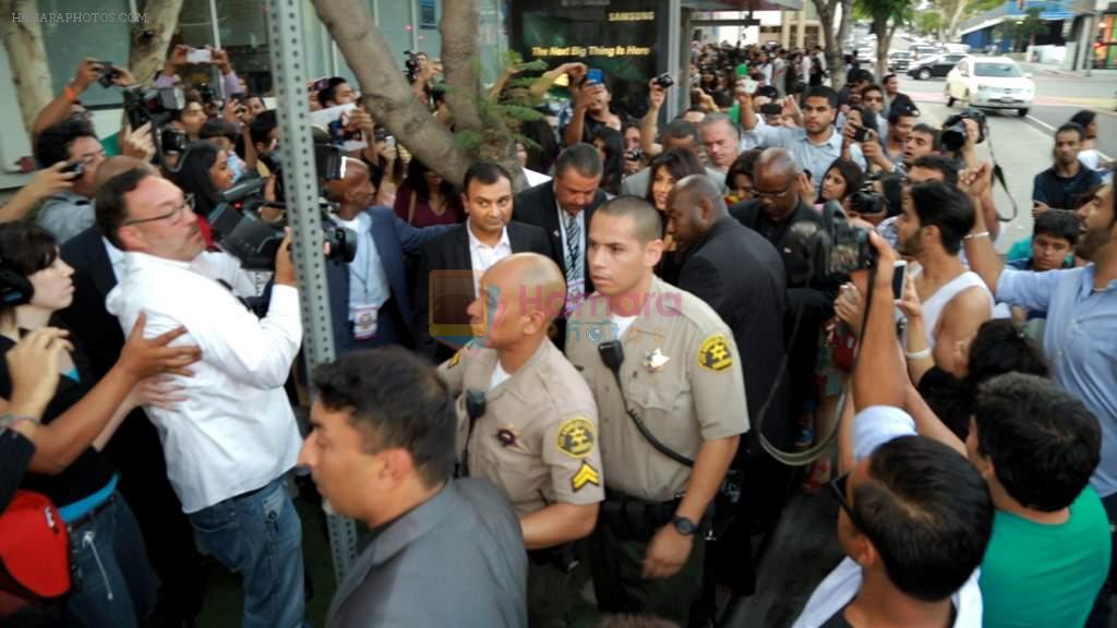 Priyanka Chopra launched her celebrity milkshake The Exotic at world famous Millions of Milkshakes in California on 25th July 2013