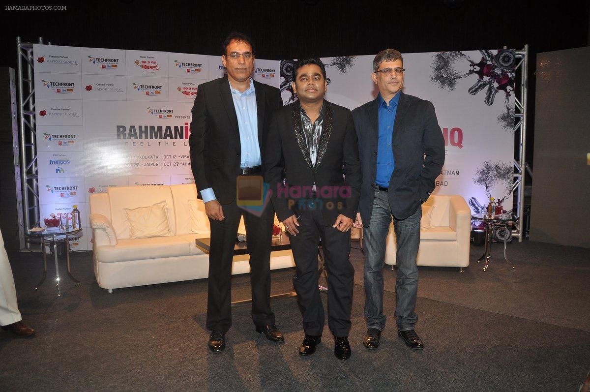 AR Rahman announces India Tour Rahmanishq in Mumbai on 29th July 2013