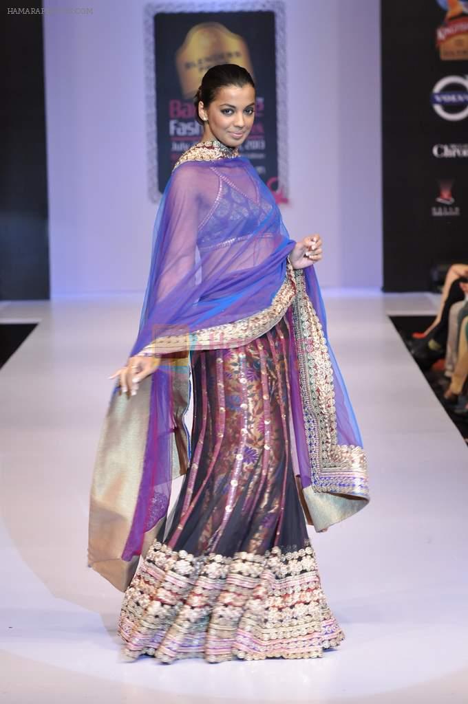 Mugdha Godse walks at Bangalore Fashion Week on 30th July 2013