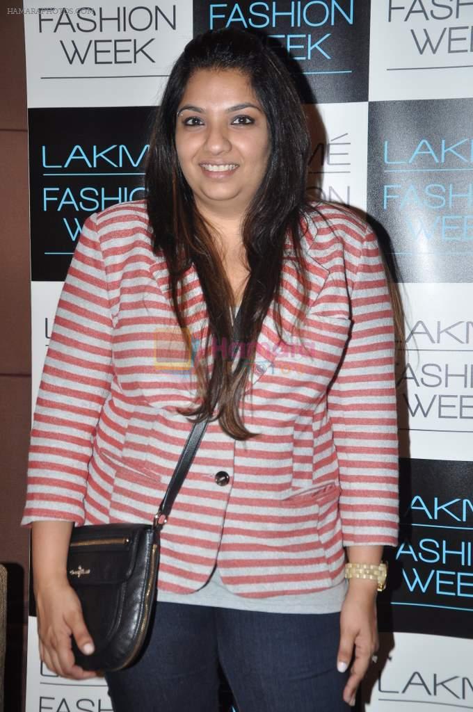 at Lakme Fashion Week Winter Festive 2013 Press Conference in Mumbai on 31st July 2013