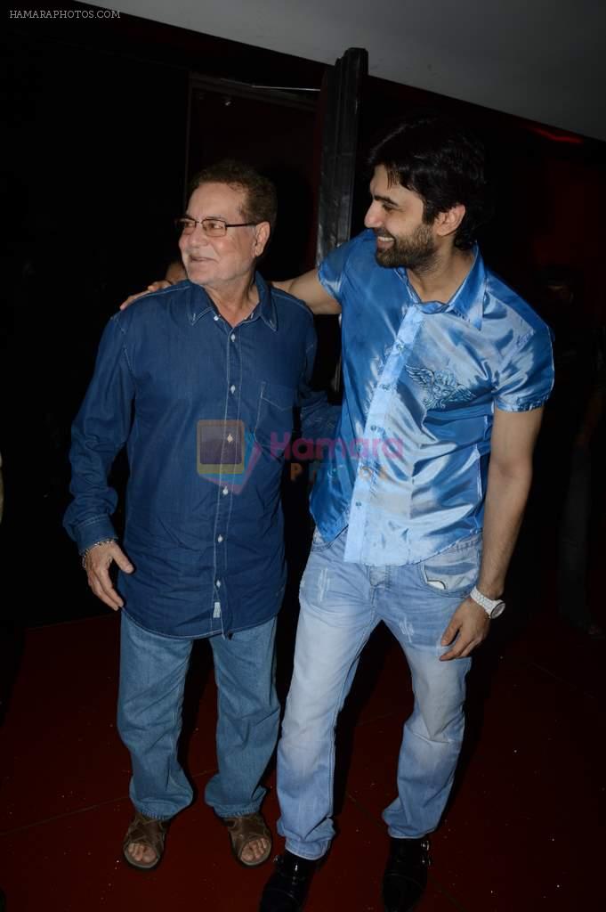 Salim Khan at the Premiere of the film Love In Bombay in Cinemax, Mumbai on 1st Aug 2013
