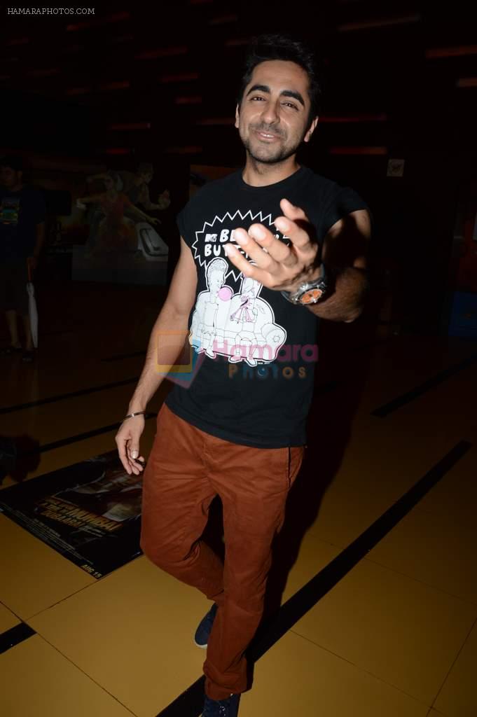 Ayushman Khurana snapped at Cinemax, Mumbai on 1st Aug 2013