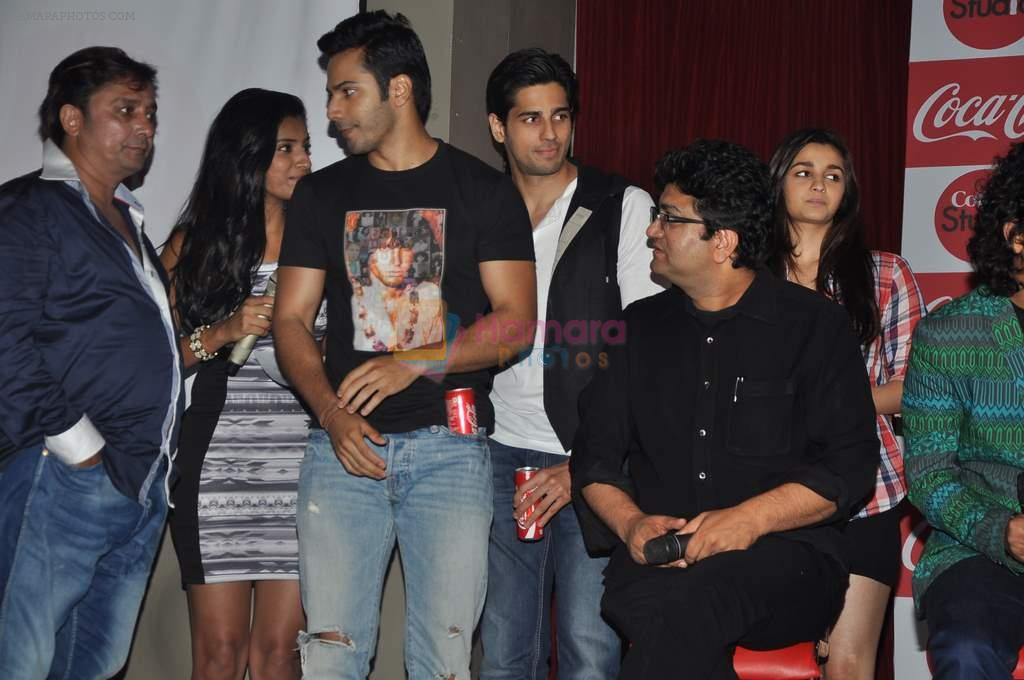 Alia Bhatt, Varun Dhawan, Siddharth Malhotra at MTV Season 3 in Blue Frog, Mumbai on 1st Aug 2013