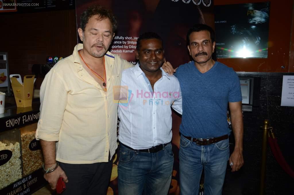Raj Zutshi, Dibyendu Bhattacharya, Pawan Malhotra  at Screening of the film B.A. Pass in Mumbai on 1st Aug 2013