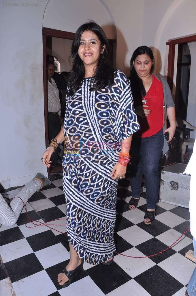 Ekta Kapoor promoting Once Upon A Time Mumbaai Dobara in Filmcity Studio, Mumbai on 1st Aug 2013