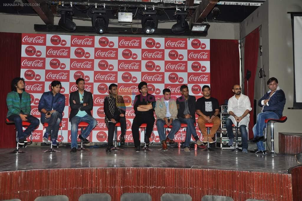 A R rahman, Parsoon Joshi, Salim merchant, Sulaiman Merchant at MTV Season 3 in Blue Frog, Mumbai on 1st Aug 2013