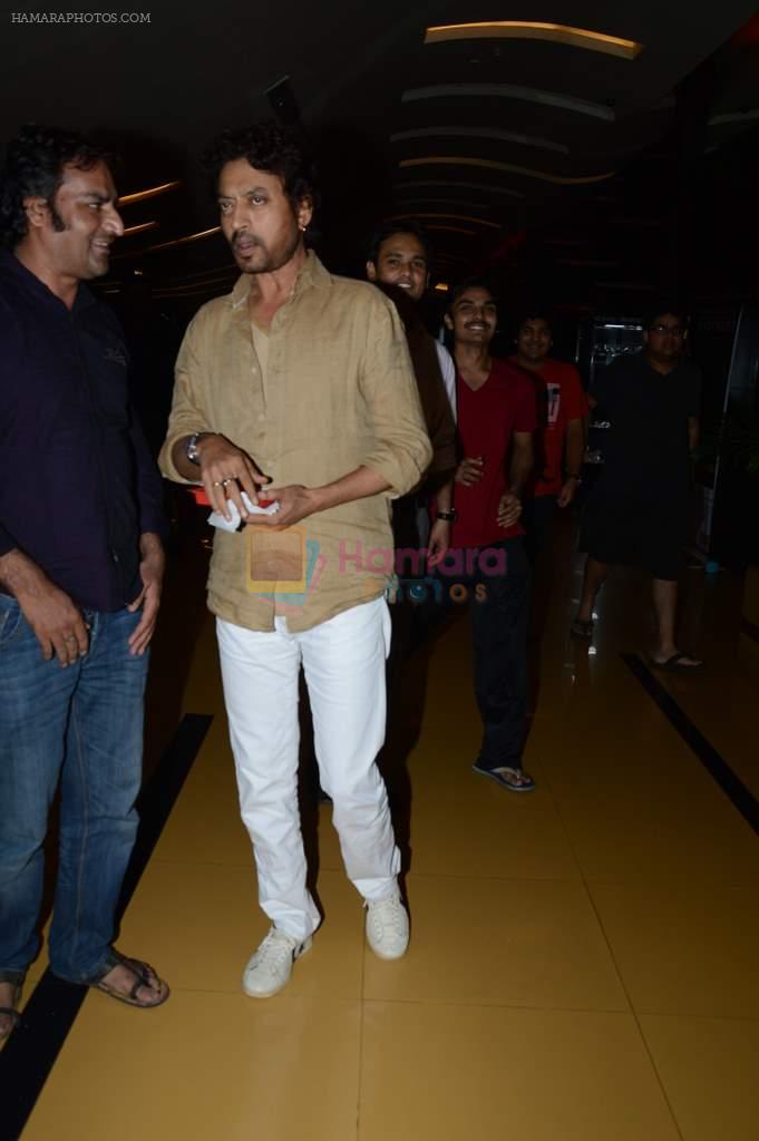 Irrfan Khan at the Premiere of the film Love In Bombay in Cinemax, Mumbai on 1st Aug 2013