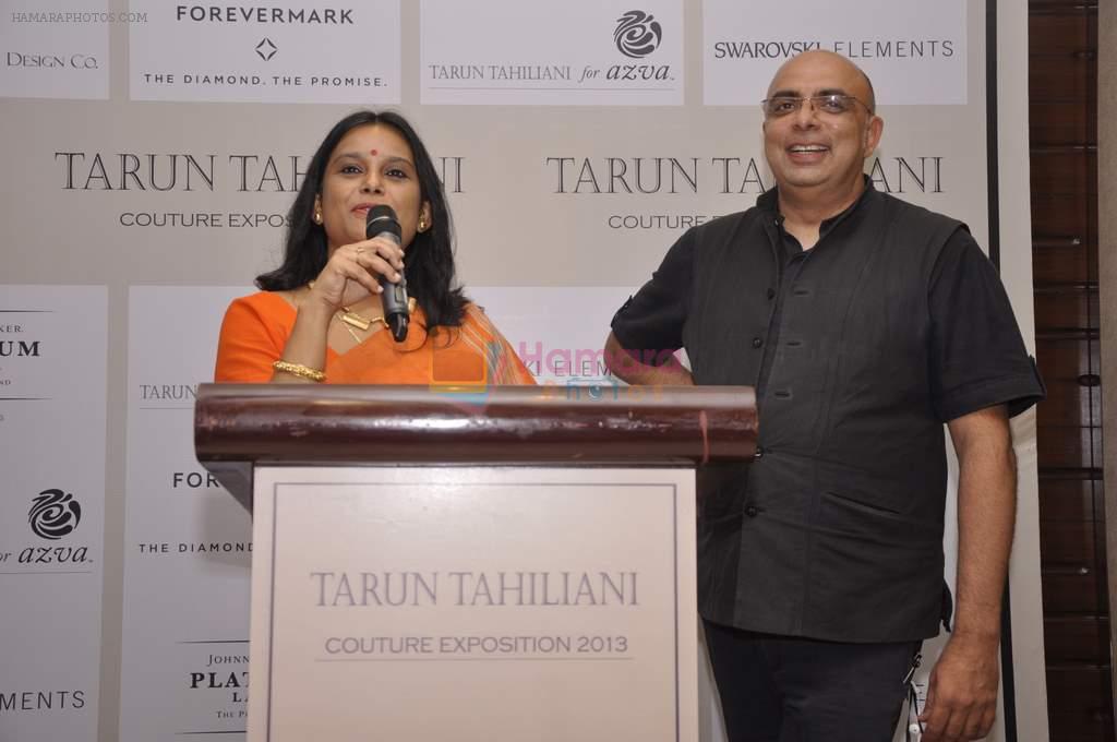 Tarun Tahiliani at Tarun Tahiliani Couture Exposition 2013 in Mumbai on 2nd Aug 2013