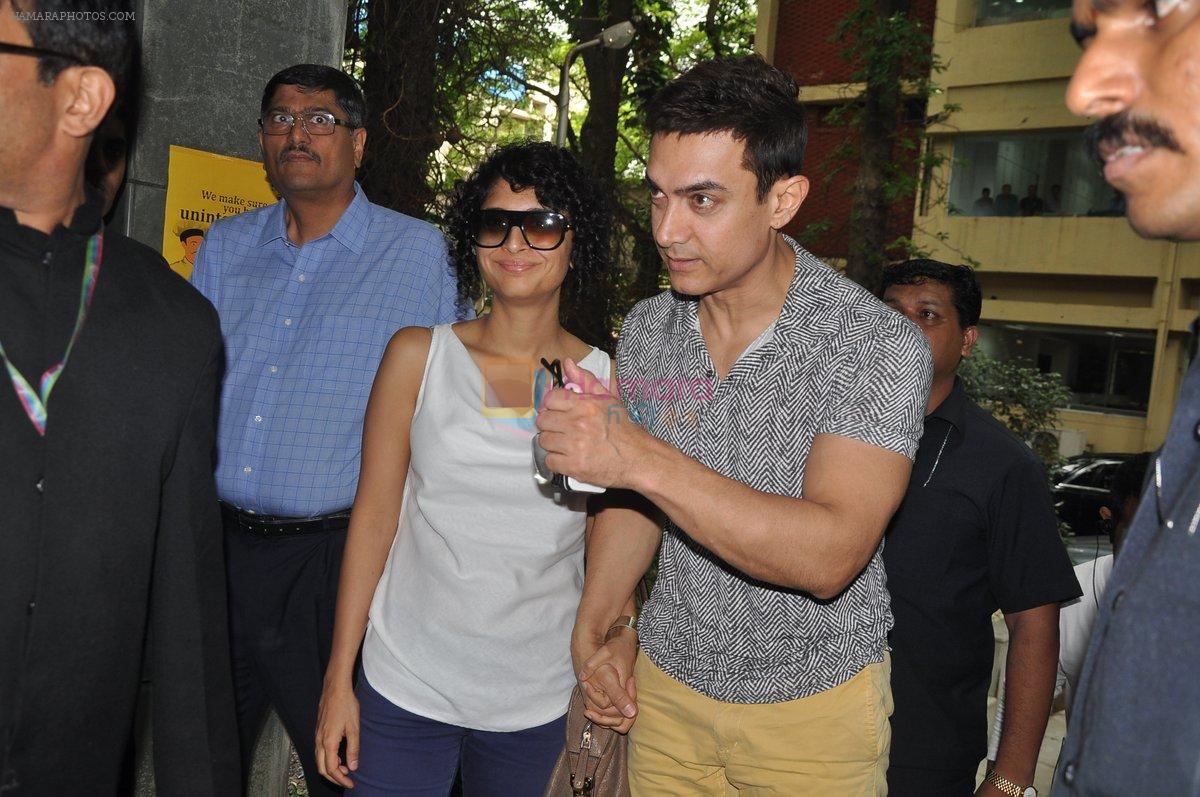 Aamir Khan, Kiran Rao at Godrej event in Mumbai on 5th Aug 2013