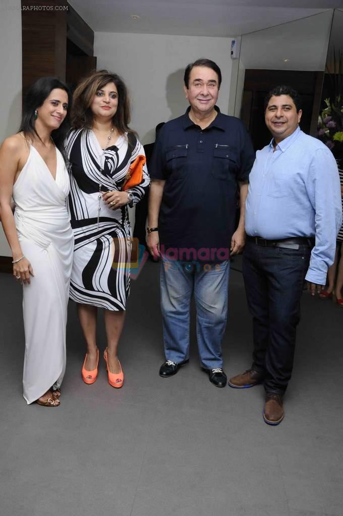 Randhir Kapoor at Arbaaz Khan's birthday celebrated at Amadeus Anniversary in Mumbai on 5th Aug 2013