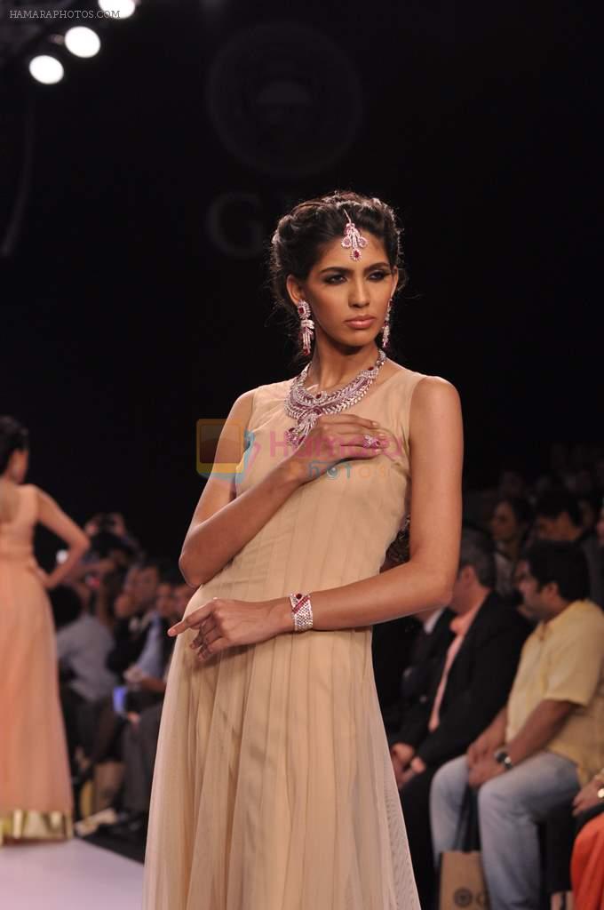 Model walk the ramp for Gia on Day 3 of IIJW 2013 on 6th Aug 2013