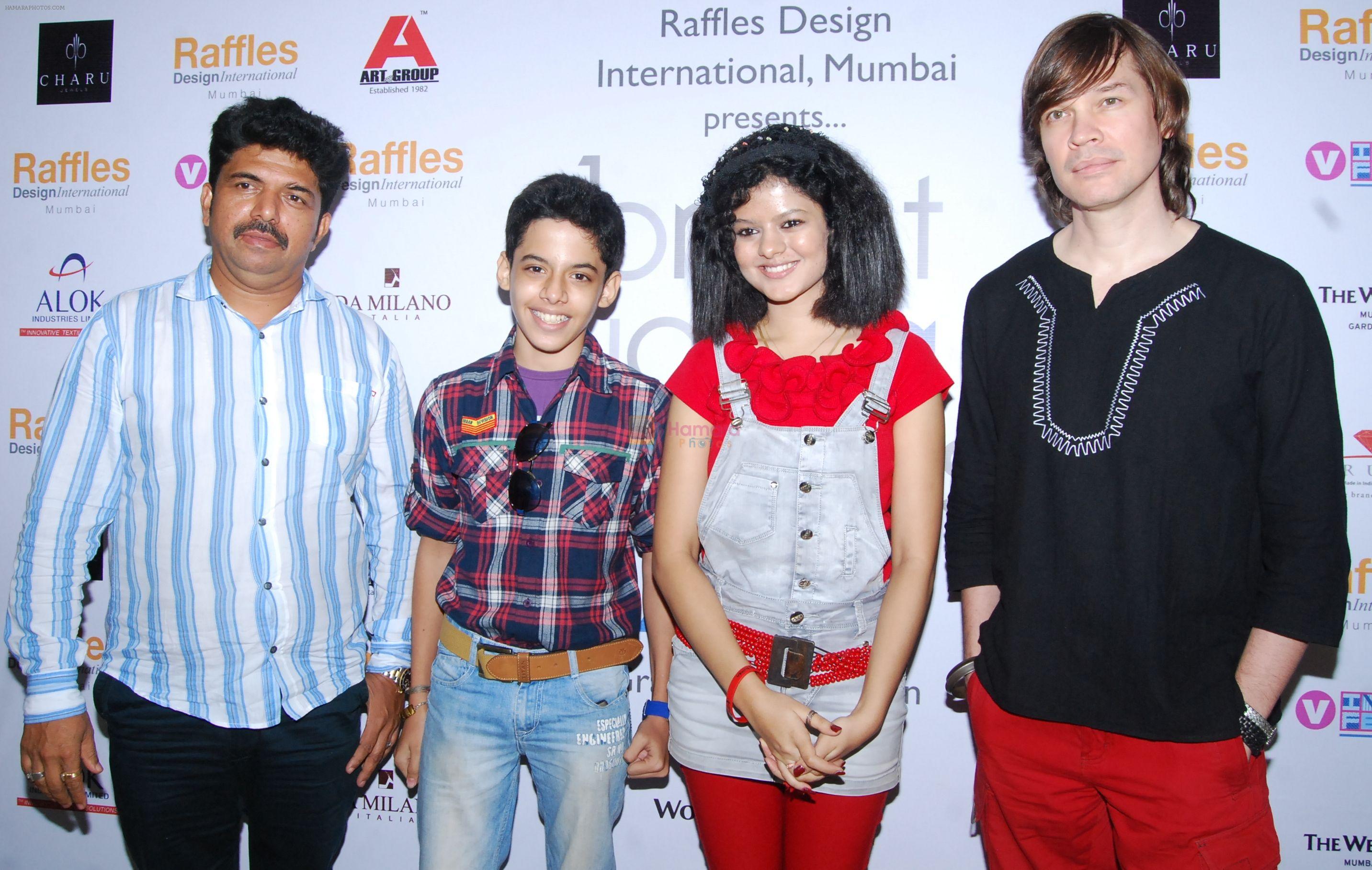 Shiva, Darsheel, Palak, Luke Kenny at the Rafels design international in association with Wolrd Vision India