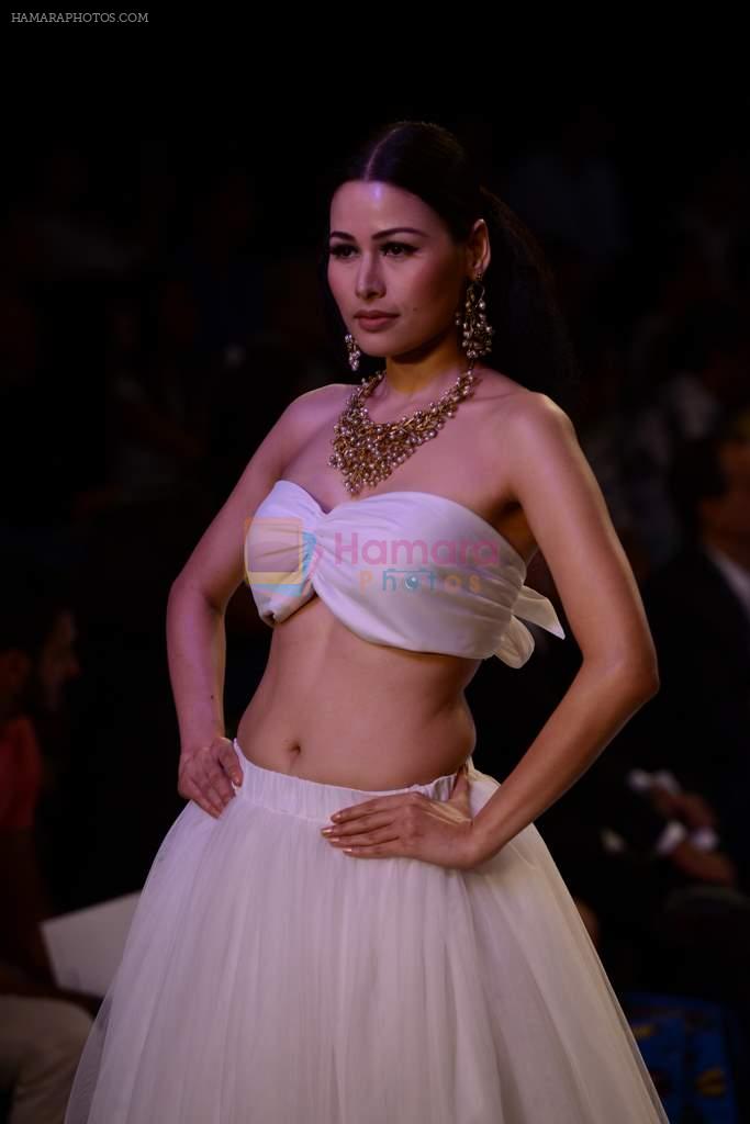 Model walk the ramp for pallavi foley Show at IIJW 2013 on 6th Aug 2013