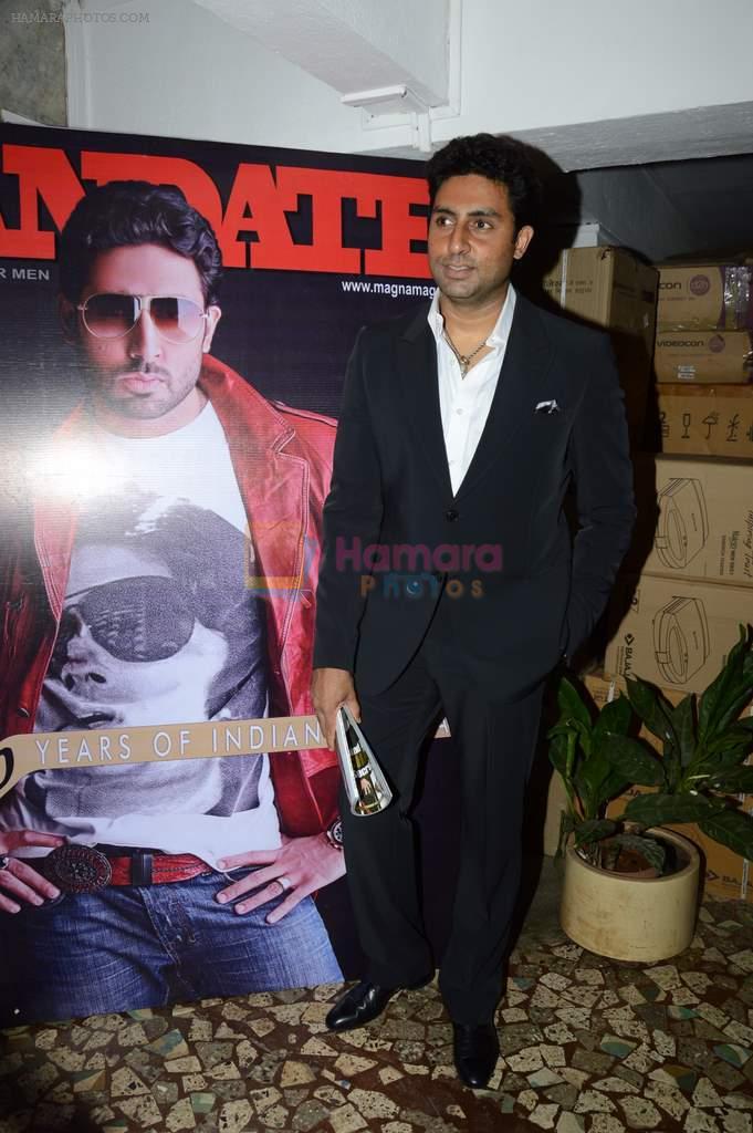 Abhishek Bachchan launches Mandate magazine in Magna House, Mumbai on 7th Aug 2013