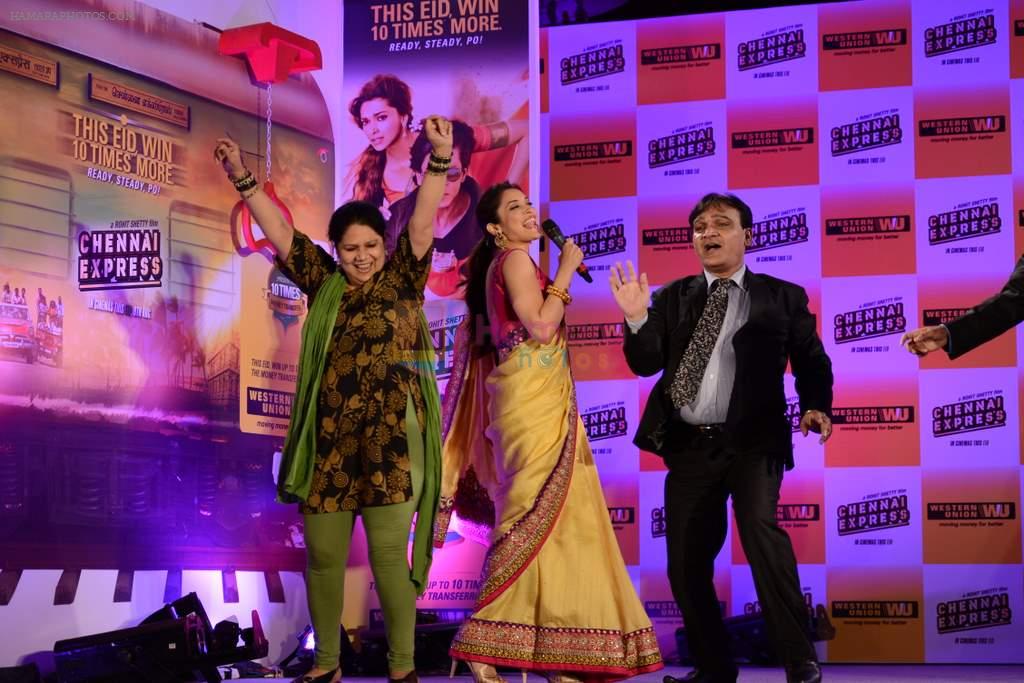 Rashmi Nigam promotes Chennai Express in association with Western Union in Mumbai on 7th Aug 2013