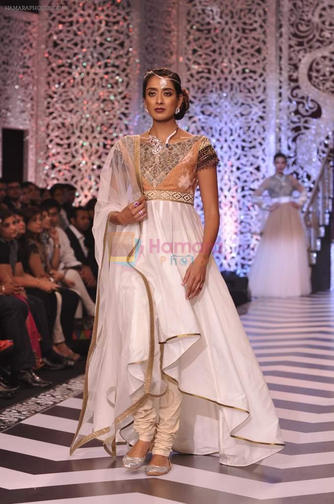 Model walk the ramp at the Grand Finale of IIJW 2013 on 8th Aug 2013