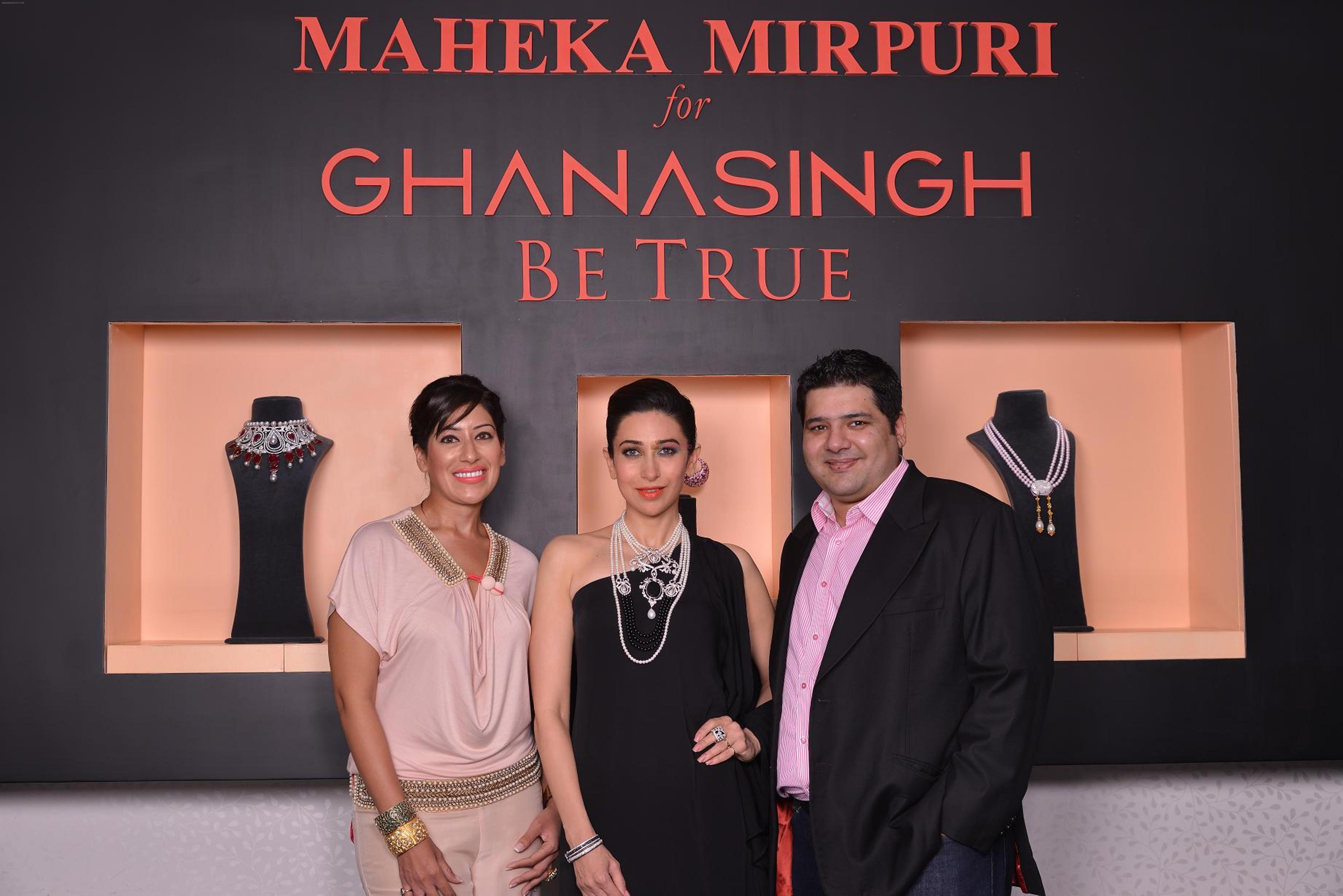 Maheka Mirpuri, Karishma Kapoor & Gautam Ghanasingh at Maheka promotional event on 7th Aug 2013