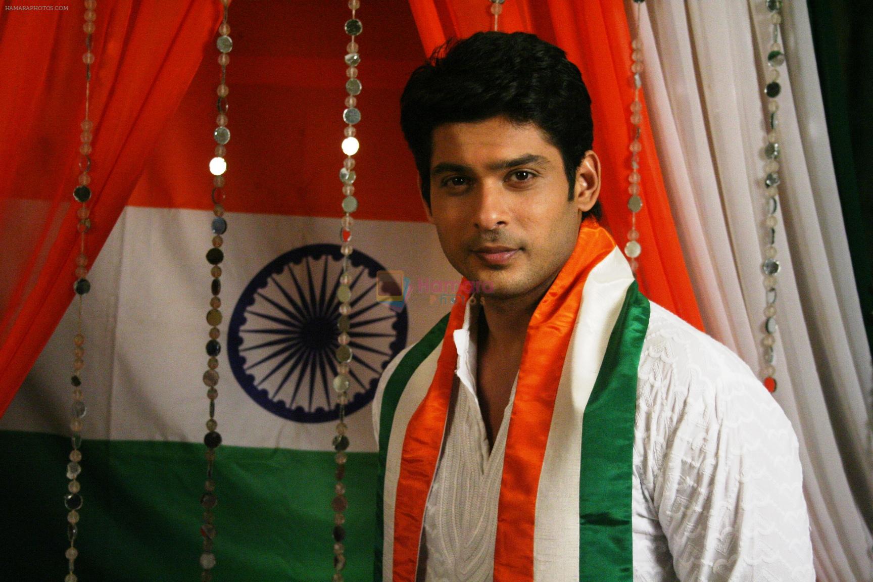 siddharth shukla as shiv at COLORS Independence Day Celebration