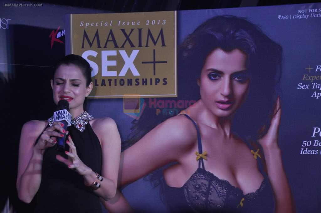 Amisha Patel at Maxim launch in Lower Parel, Mumbai on 12th Aug 2013