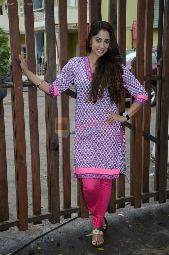 Sangeeta Ghosh at Kehta Hai Dil Jee Le Zara on location in Filmcity, Mumbai on 13th Aug 2013