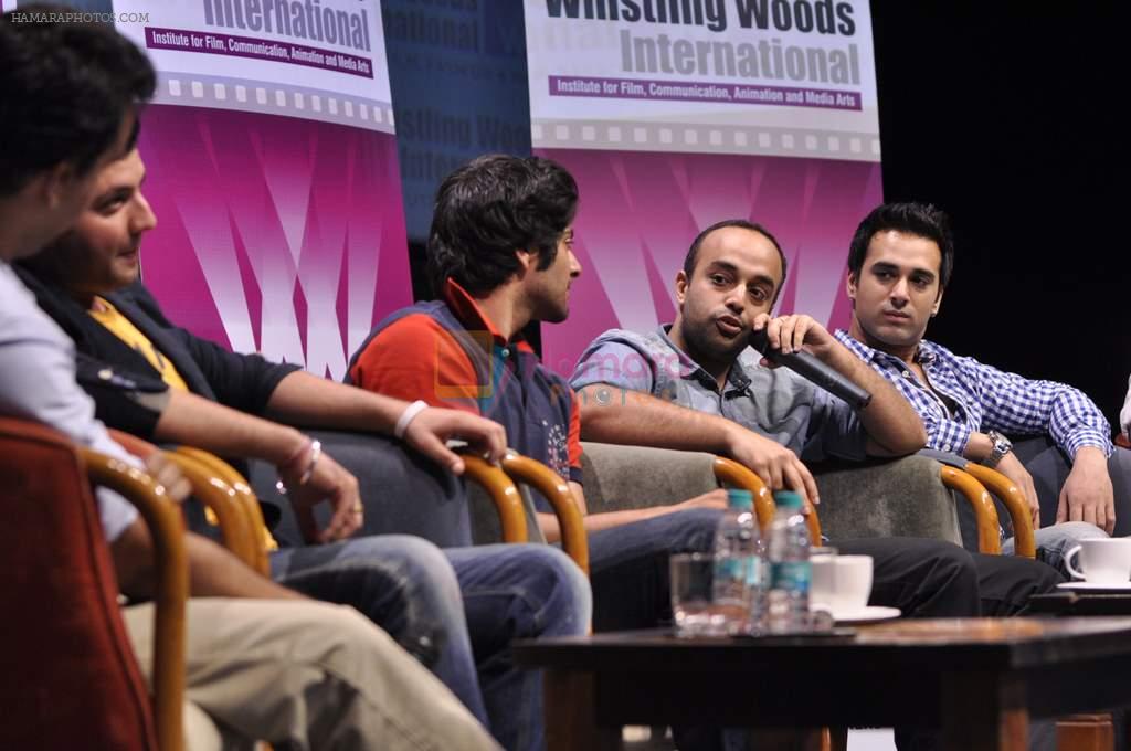 Pulkit Samrat, Ali Fazal at Whistling Woods in Filmcity, Mumbai on 14th Aug 2013