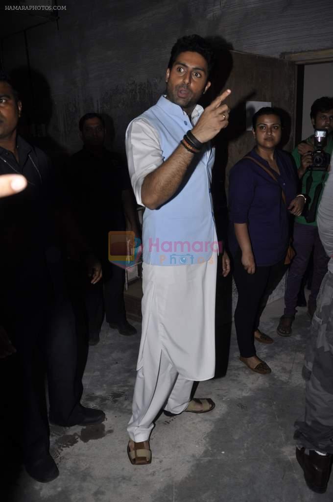 Abhishek Bachchan at Uttarakhand fund raiser in Mumbai on 16th Aug 2013