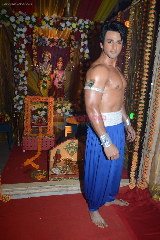 Nishant Malkani at Big Magic Janmasthami episode shoot in Mumbai on 17th Aug 2013
