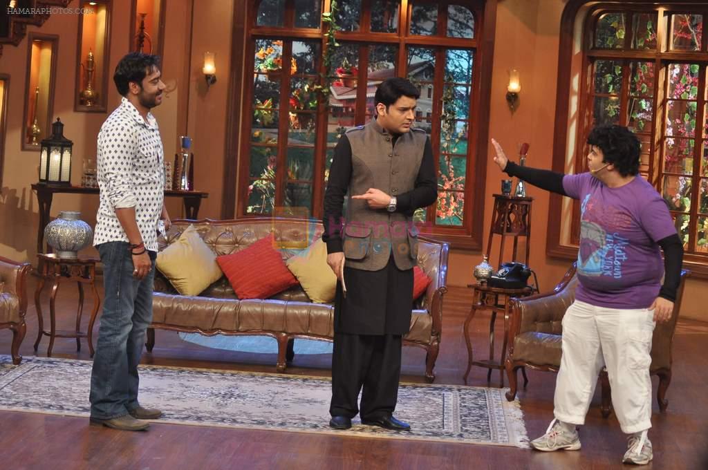 Ajay Devgan on the sets of Kapil show in Mumbai on 17th Aug 2013