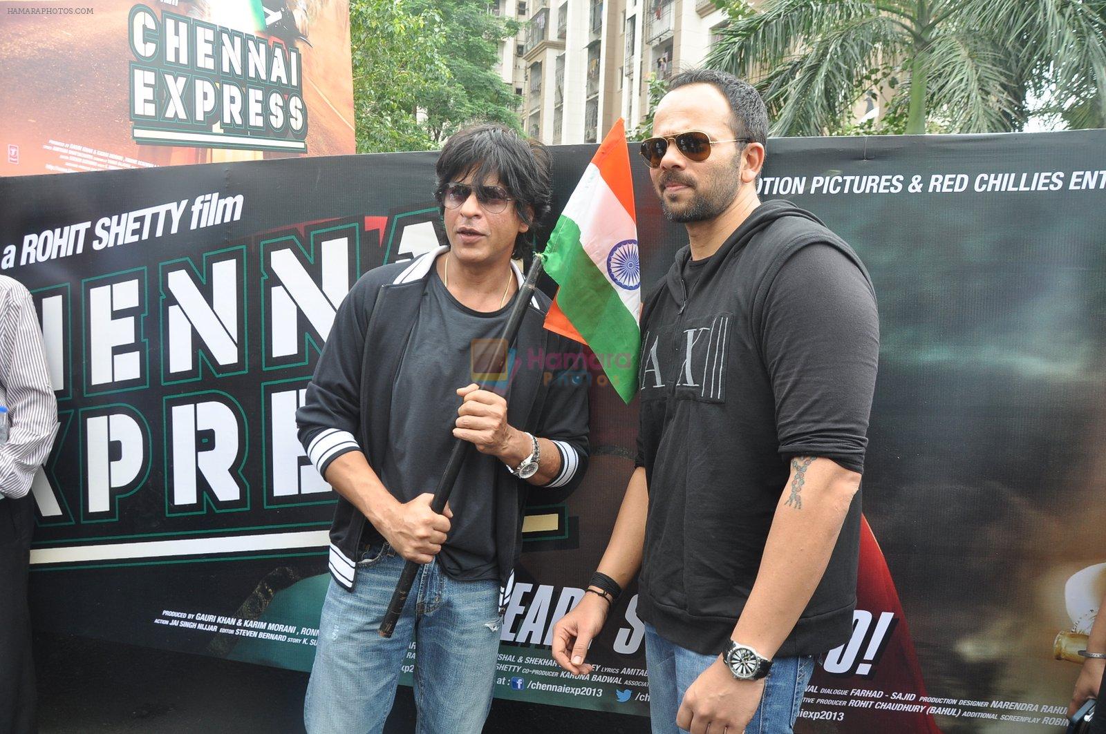 Shahrukh Khan, Rohit Shetty at Imax Wadala, Mumbai on 15th Aug 2013