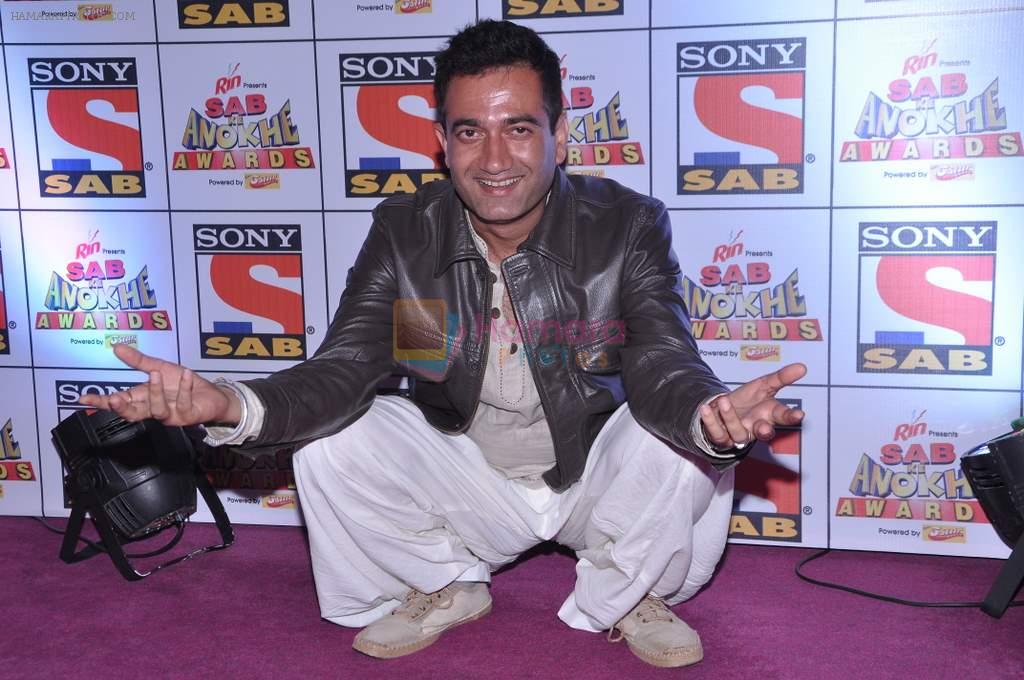 Abbas Khan at Sab Ke Anokhe Awards red carpet in NCPA, Mumbai on 19th Aug 2013